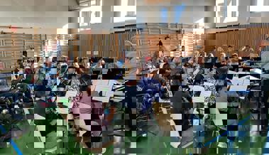 Ein Wochenende voller Musik und intensiven Proben