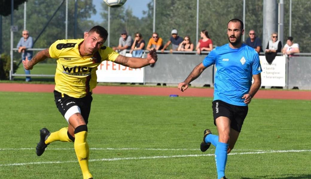 Der FC Altstätten mit Claudio Streule (links) möchte in St. Margrethen an den Sieg gegen Mels anknüpfen.