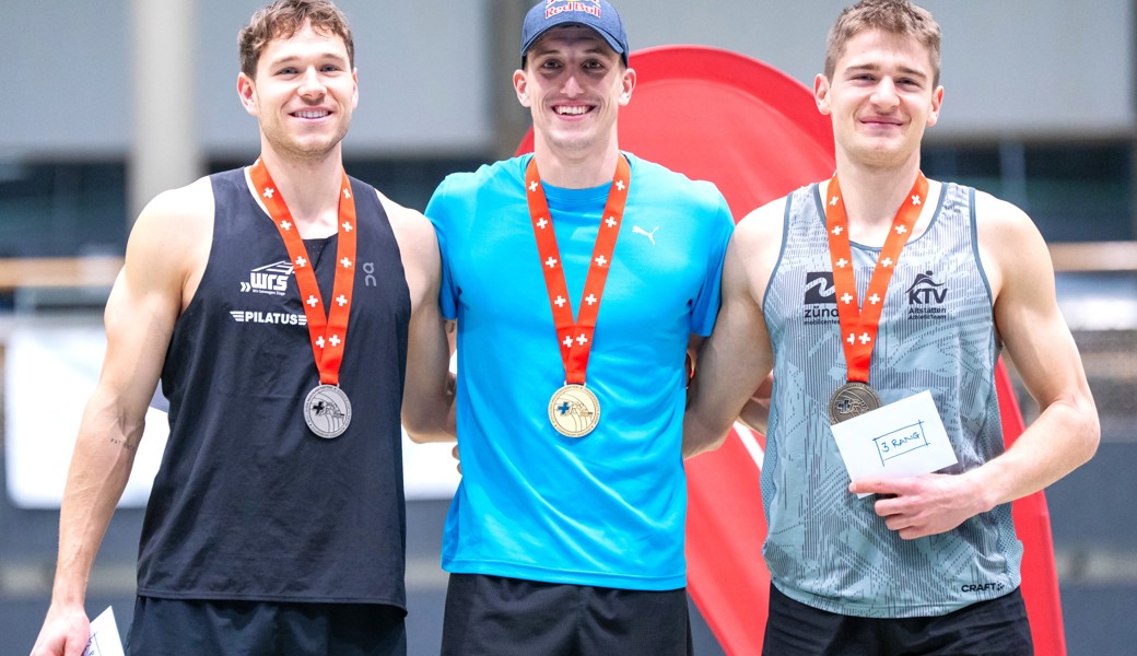 Der 24-jährige Jodok Buschor holt an der Schweizer Meisterschaft im Mehrkampf Bronze