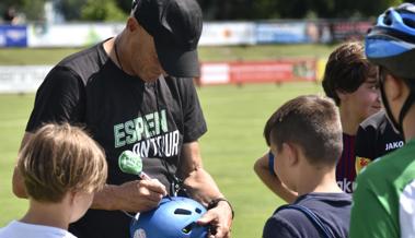 Bad in der Widnauer Menge für die FCSG-Profis