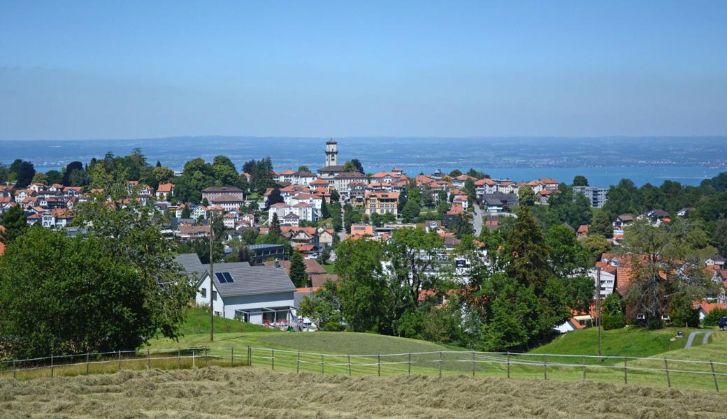 Blick auf Heiden.