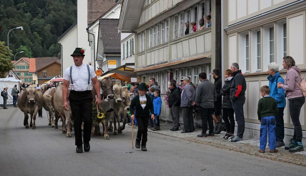 An kaum einem anderen Tag wird die Arbeit der Landwirte so wertgeschätzt wie an jenem der Viehschau.