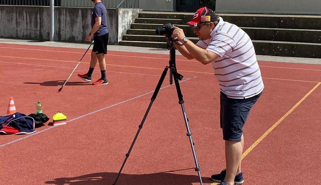 Video-Dreh für die Trainingsfilme des SCR-Nachwuchs.