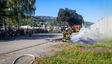 Feuerwehr St. Margrethen feiert Jubiläum mit spektakulären Einsatzübungen