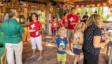 Beliebter Brunch auf dem Bauernhof