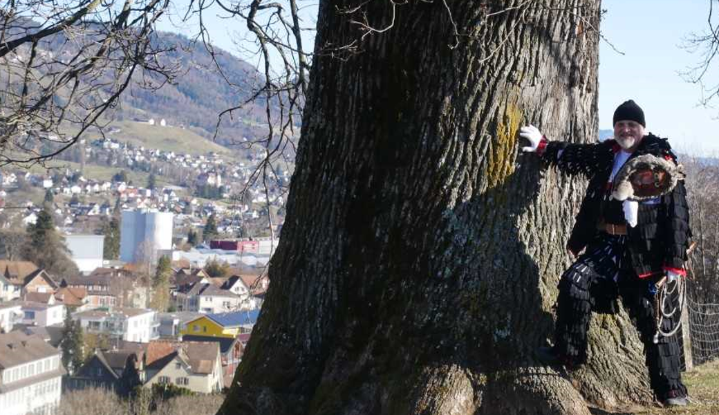 Ulrich Thumm behält das Brauchtumsfest und Altstättens Umgebung begeistert in Erinnerung. Dieses Bild entstand bei der Eiche auf dem Forst.