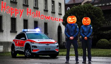 Kreative Kantonspolizei mahnt zu friedlichem Halloween