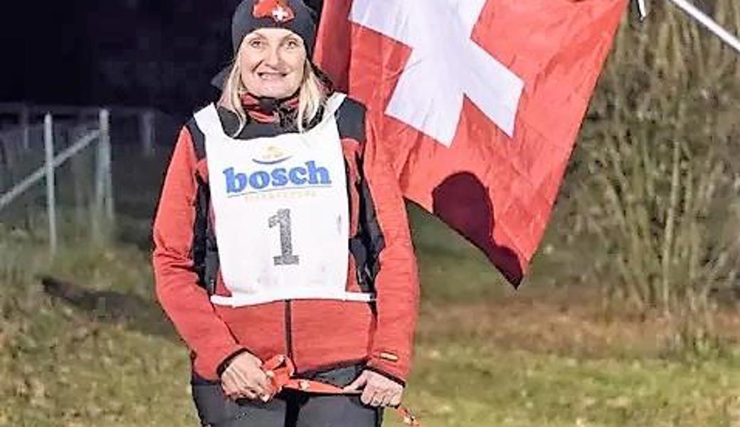 Hundesportlerin Barbara Frischknecht wurde in Österreich Weltmeisterin.