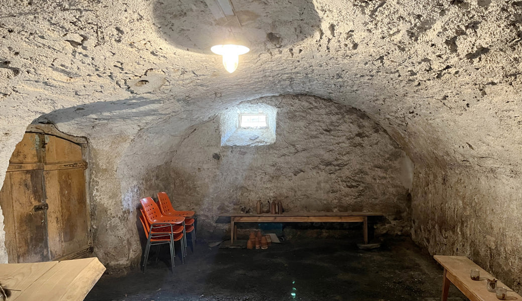 Der schöne Gewölbekeller im «Schäfli». Der schöne Gewölbekeller im «Schäfli».