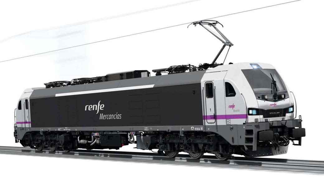 Visualisierung der geplanten Stadler-Lok für Renfe.