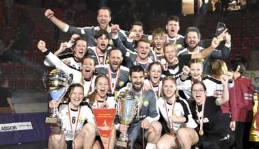 Erstmals in seiner Vereinsgeschichte gewinnt Diepoldsau den Meistertitel bei den Frauen und den Männern