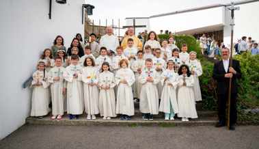Erstkommunionkinder empfingen zum ersten Mal die Eucharistie