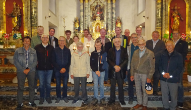 Männer pilgerten gemeinsam zur Kirche St.Valentin