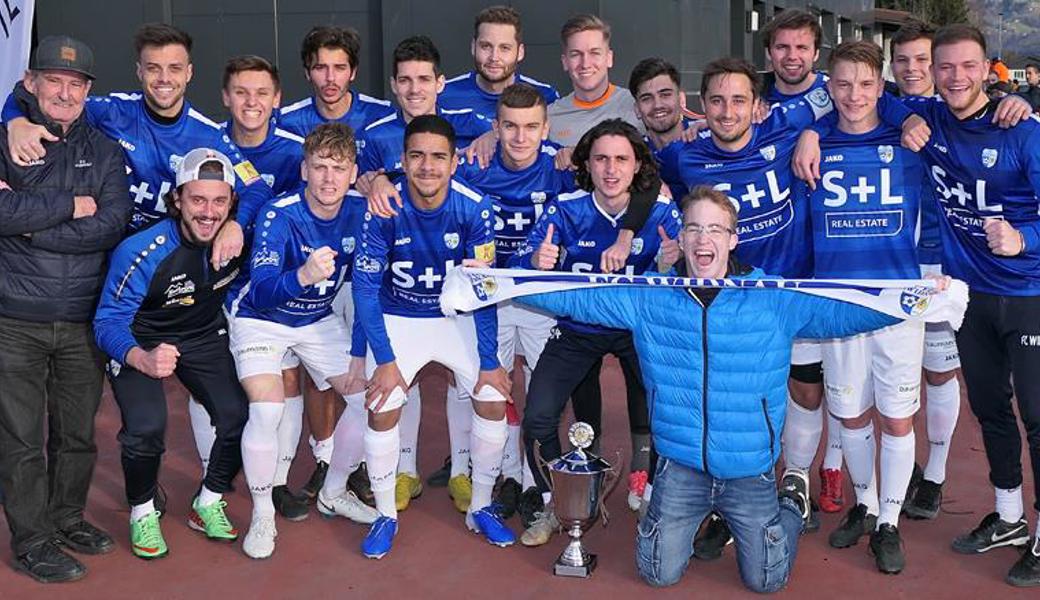 	Das Fanionteam des FC Widnau durfte als Sieger des diesjährigen Alpha-Cups feiern