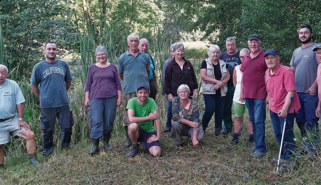 Unermüdlich im Einsatz für die Natur: die Gruppe Natur z’Rüthi. 