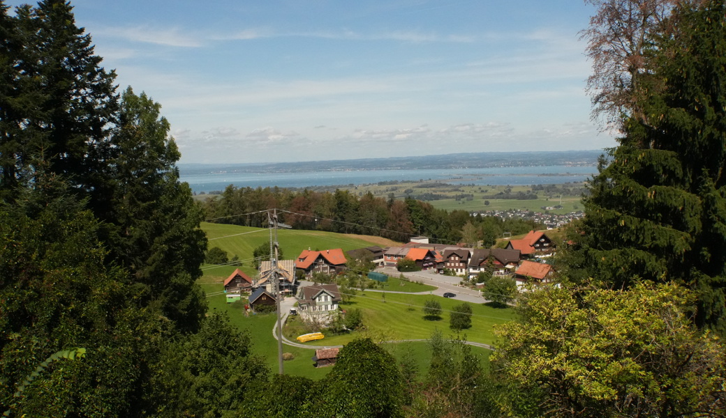 Was für eine Aussicht: Das Restaurant Meldegg ist 150 Jahre alt