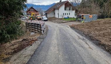 Die Obere Husenstrasse ist wieder durchgängig befahrbar