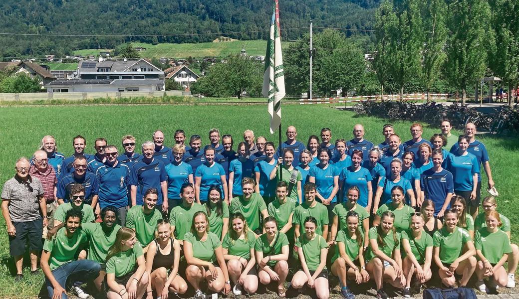 Die Auer Turnerschar nahm am Rheintaler Turnfest in Balgach teil. 