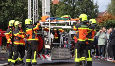 Die Hauptübung der Feuerwehr nimmt ungewöhnliches Ende