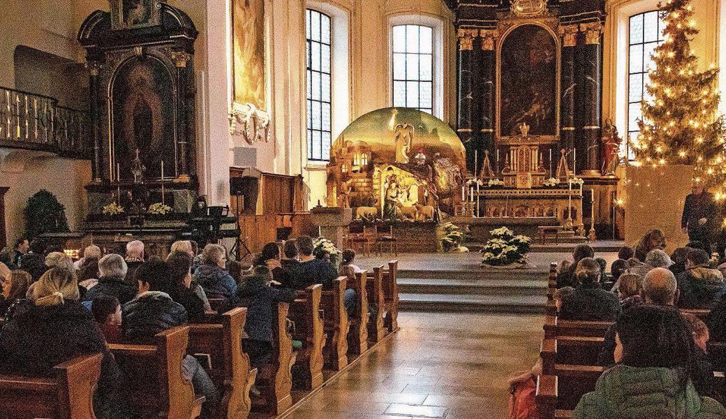 Die ökumenische Familienweihnachtsfeier stimmte auf das Fest ein. 