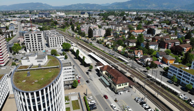 Deshalb sollen bald Drohnen über dem Bahnhof Heerbrugg fliegen