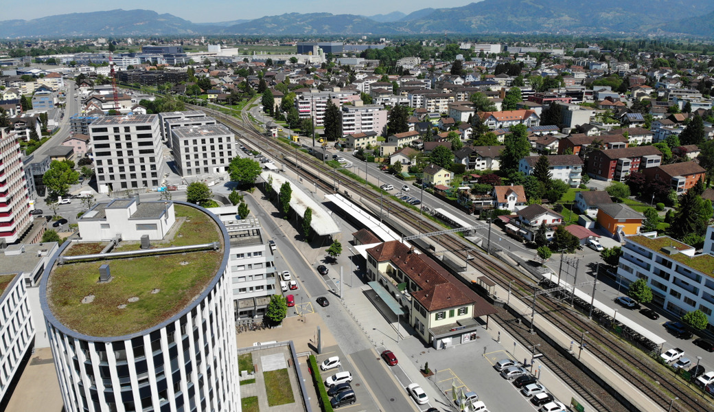 Deshalb sollen bald Drohnen über dem Bahnhof Heerbrugg fliegen