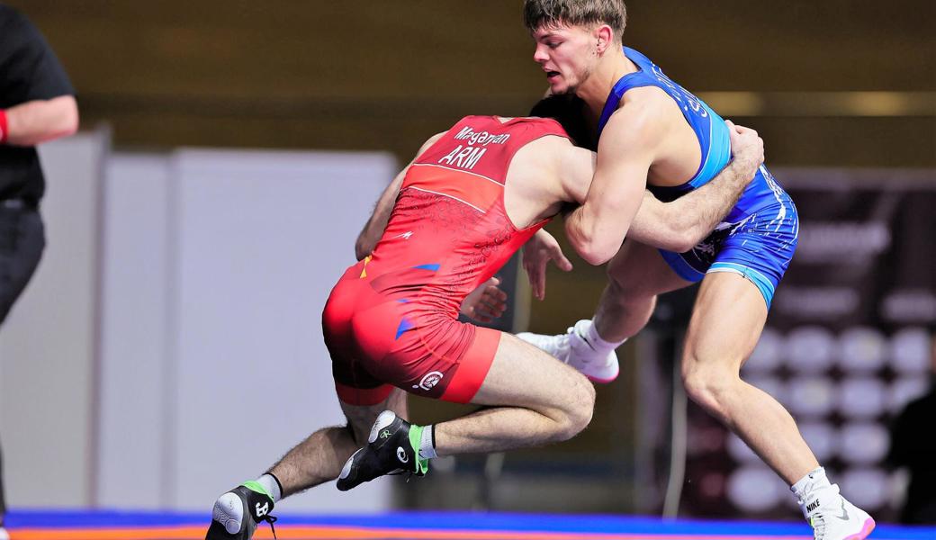 Dominik Laritz (rechts) hatte an der EM zwei starke Auftritte.