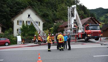 Hauptübung der Feuerwehr Rüthi-Lienz war erfolgreich