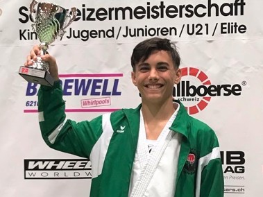 Schweizer U16-Meistertitel für den Altstätter Karateka Elija Sieber