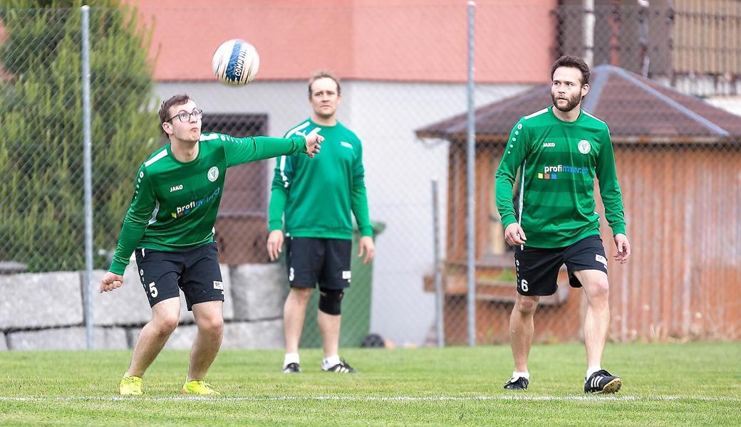 Gelungener Start für Joel Kugler (von links), Michael Meier, Lukas Noser  & Co.