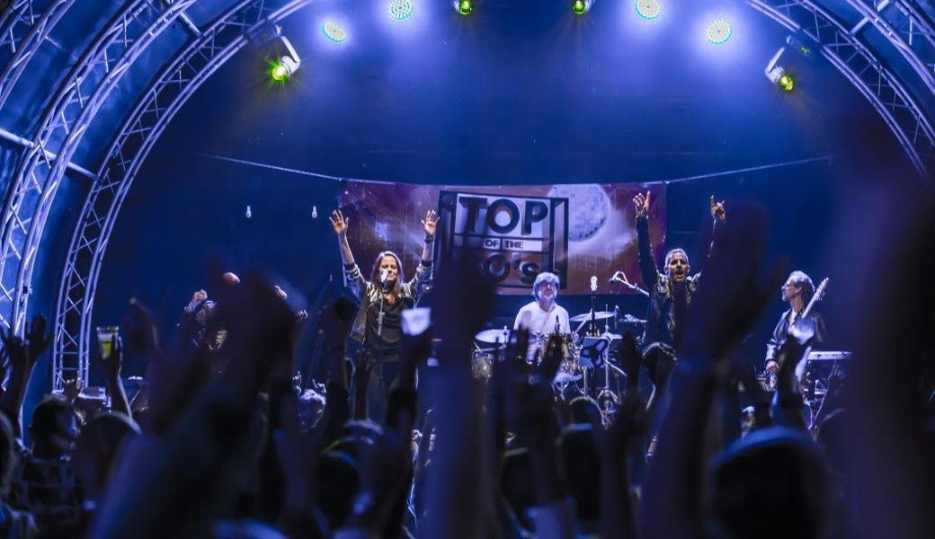 Top of the 80’s:  Am 10. August am  «Musig am See»  auf der Hafenmole in Staad.