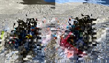 Alle Jahre wieder: MV im Schnee statt im Probelokal