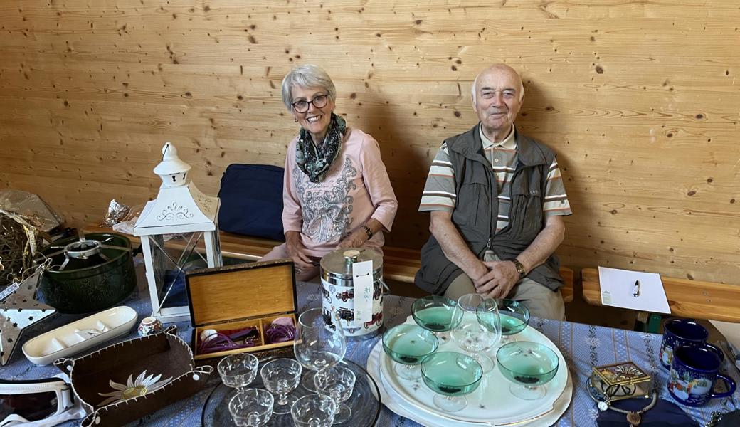 Erika und Fredi Ritz aus Altstätten hatten ebenfalls einen Stand.
