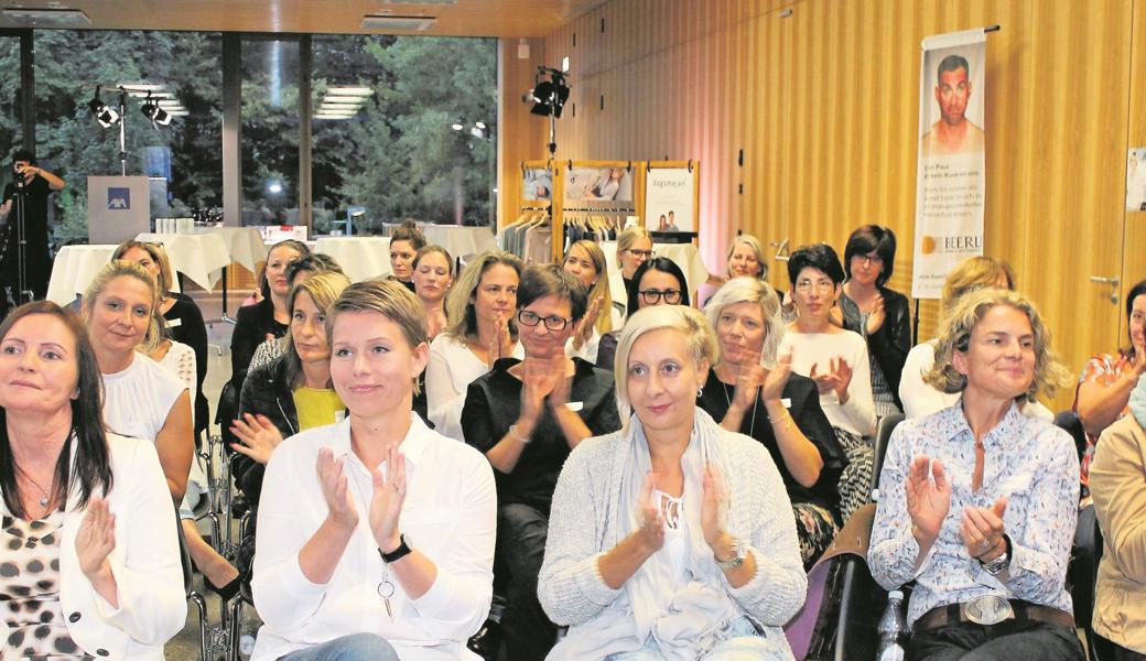 Die Unternehmerinnen schätzen den Anlass mit Podium zum Austausch und zum Netzwerken.  