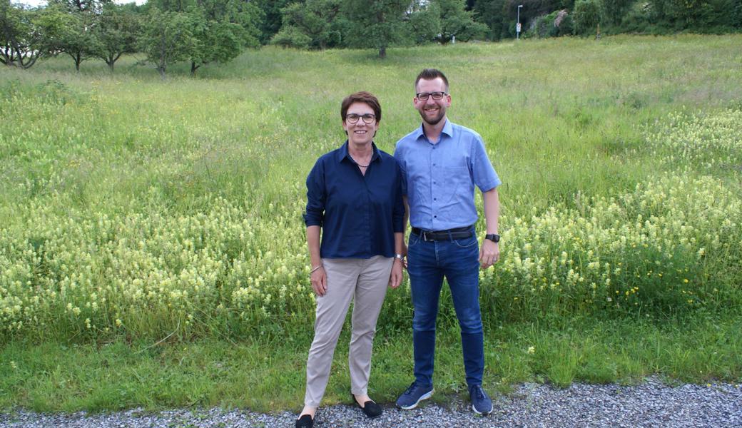 Marlen Hasler, Widnau, übergibt ihr Amt als Revisorin an Andreas Broger, Altstätten.