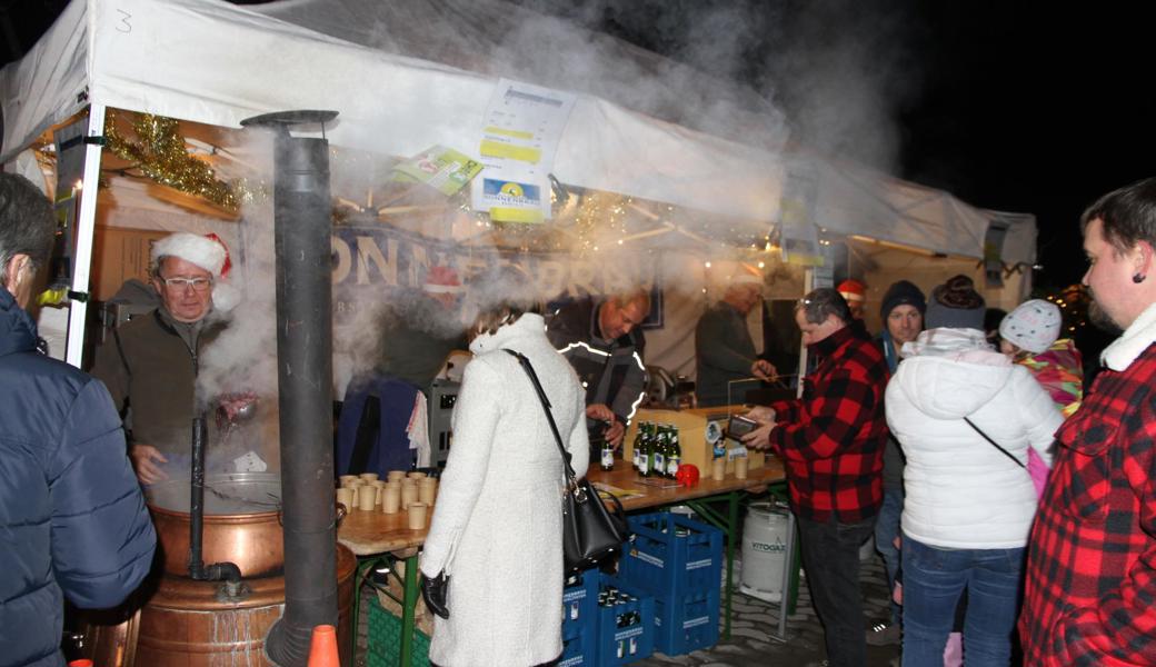 Der Glühwein des Männerchors Rebstein ist nach wie vor beliebt.