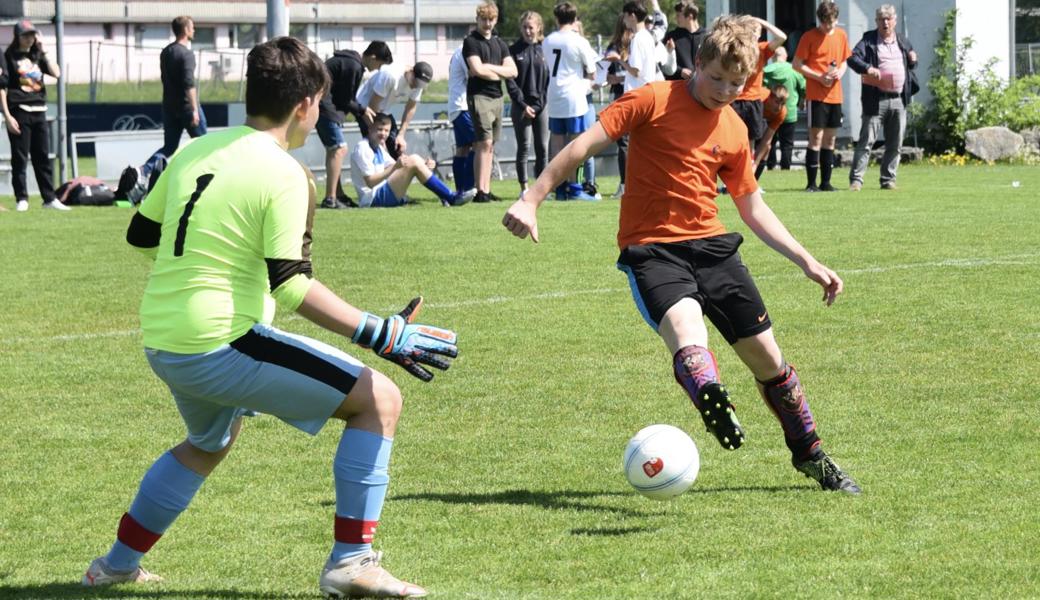 In Rebstein gewannen die «orangen Oberrieter» den Final.