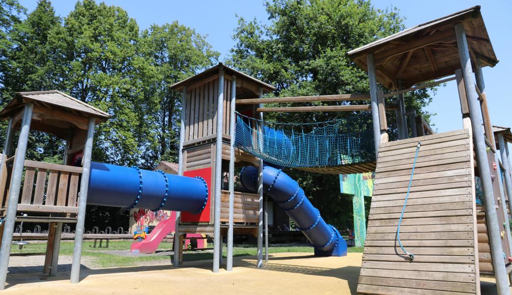 Fast alles, was ein Kinderherz begehrt befindet sich auf dem Spielplatz Oberfahr in Au. 