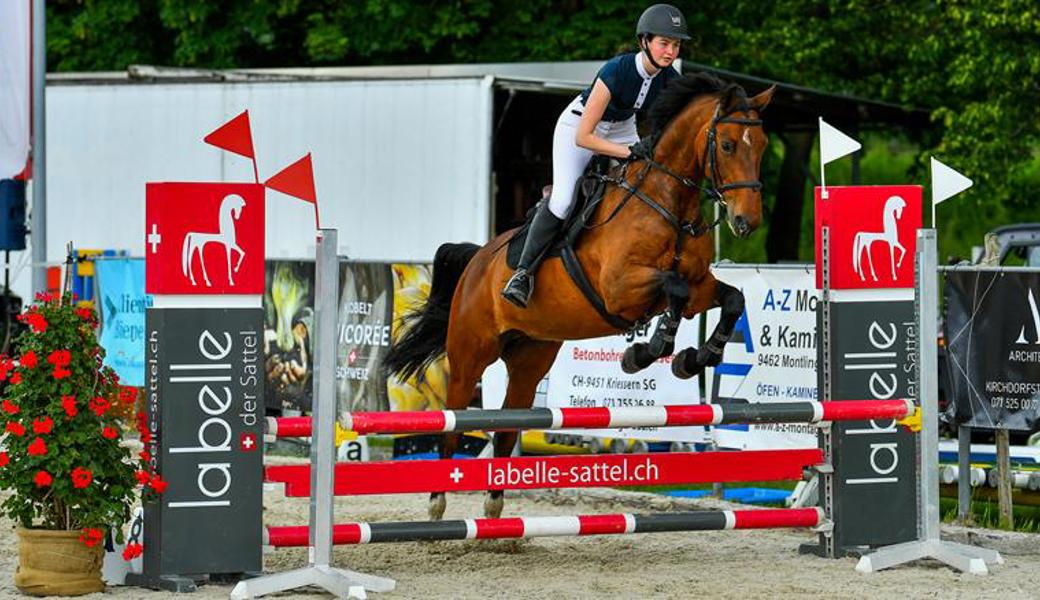 Kerstin Thurnherr, hier mit Labrax, ist als OK-Präsidentin des Herbstspringens 2019 auf verschiedenen Ebenen gefordert. 