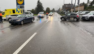 Sachschaden von mehreren tausend Franken nach Verkehrsunfall