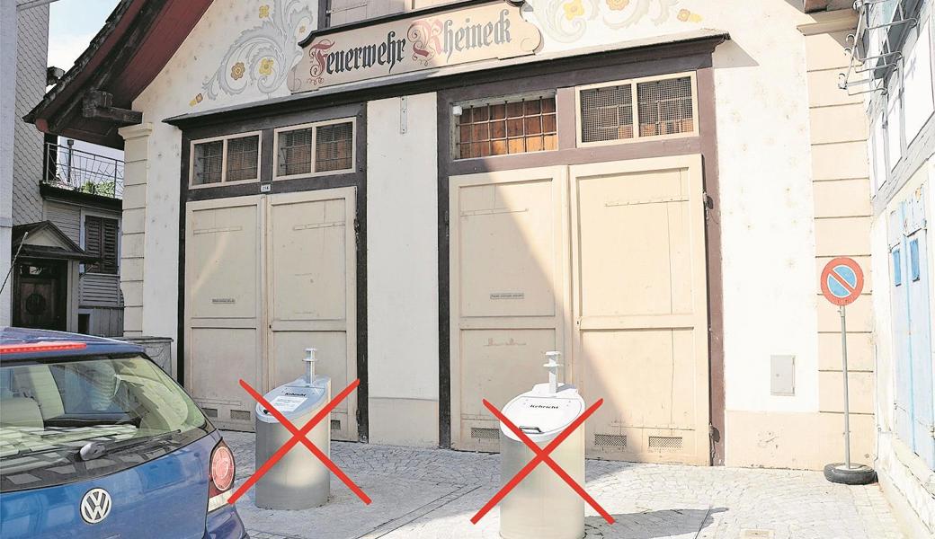 Vor dem alten Feuerwehrdepot an der Hauptstrasse findet bis 5. Juli das WM-Public-Viewing statt. Während dieser Zeit sind die Unterflurbehälter geschlossen. 