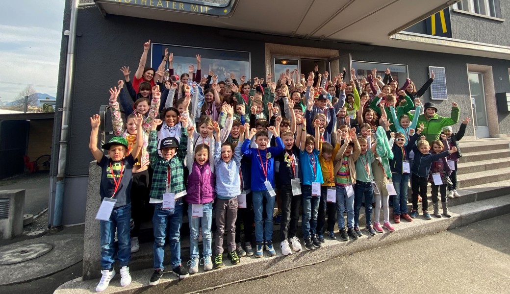 Am Raiffeisen-Kino-Event 2023 nahmen erneut viele Kinder teil. 