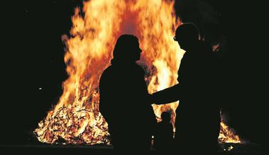 Das Feuer erreichte den  Böögg in Rekordzeit