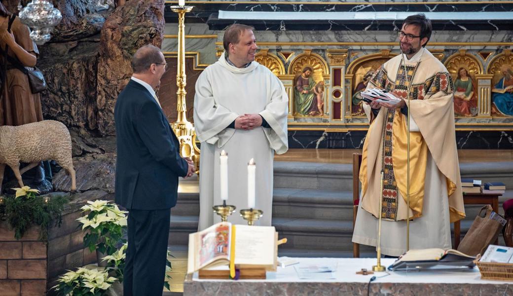 Nach 15 Jahren als Mesmer wurde Peter Thür in der katholischen Kirche St. Nikolaus in Altstätten verabschiedet. 