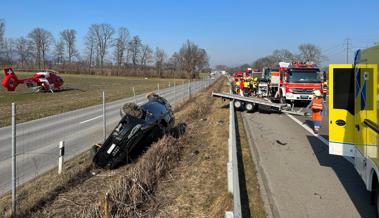 Schwerer Verkehrsunfall auf der Autobahn zwischen Widnau und Kriessern