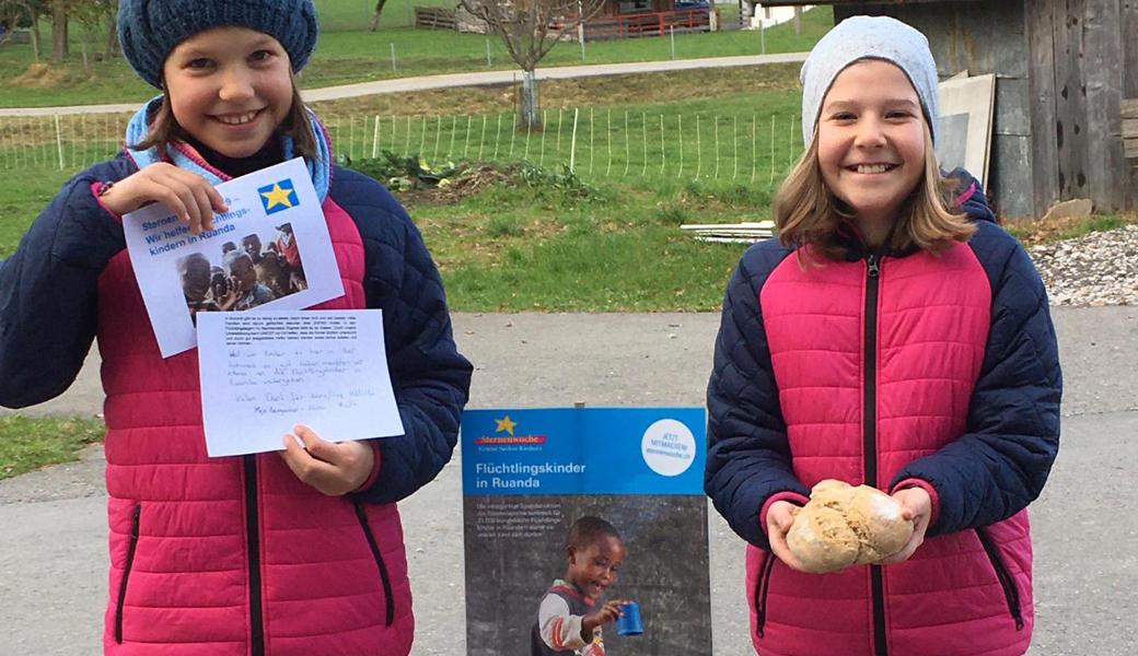 Ob gefilzte Schlüsselanhänger, selbst gebackenes Brot oder das eigene Café: Die Kinder scheuten keinen Aufwand, um möglichst viel Geld zu sammeln und zu spenden. 