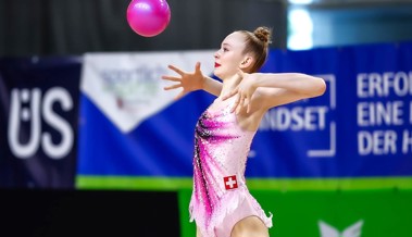Ein überraschender Einsatz für die Gymnastin Leni Leufen
