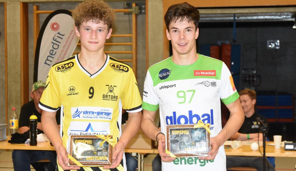 Der 16-jährige Lasse Paus von den Gators (links) und Michael Schiess wurden als Best Player ausgezeichnet.