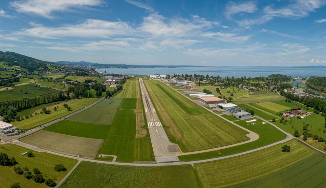 Die Piste des Flugplatzes Altenrhein bleibt dieser Tage meist leer. 