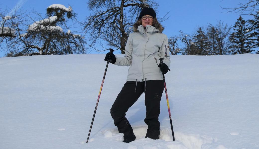 Sich mit Sport in der Natur abzulenken, hilft nicht nur Esther Tagmann (Bild), wenn depressive Gedanken kommen. 